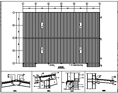 厂房设计某市单层钢结构泉港厂房工程施工cad图纸